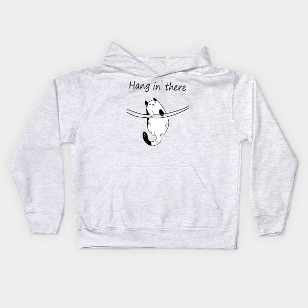 hang in there baby Kids Hoodie by samuzai